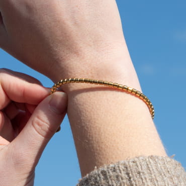 BRACELET perle femme TONNEAU