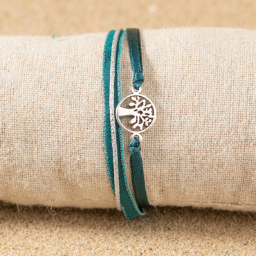 BRACELET TISSU FEMME VIE