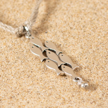 COLLIER FEMME PENDENTIFBANC