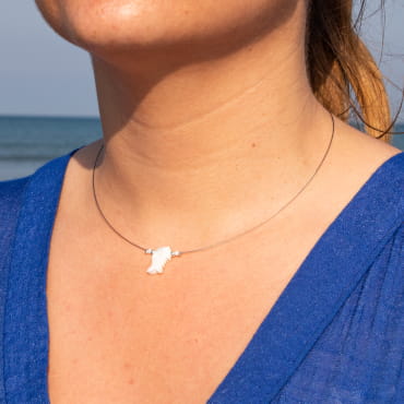 COLLIER FEMME PENDENTIFCONCHE