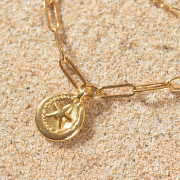 Collier double Maé doré