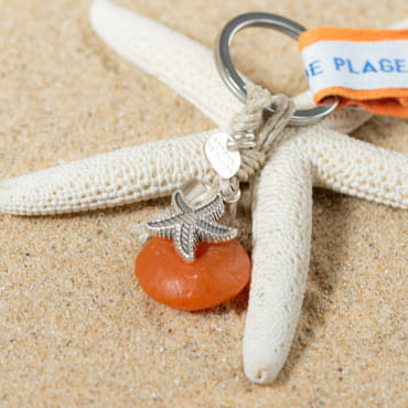 Porte-clefs artisanal, porte-clés fait main, porte-clés fabriqué en France