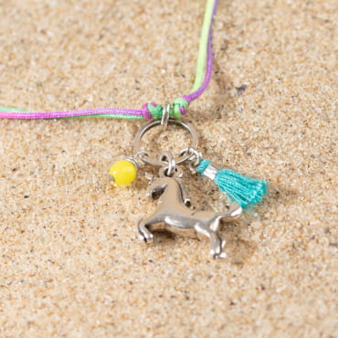 COLLIER ENFANT CORDON  LICORNE