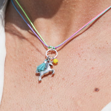 COLLIER ENFANT CORDON  LICORNE