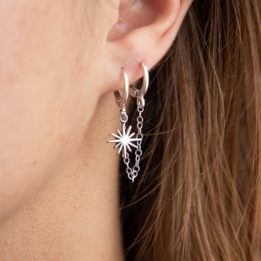 BOUCLES D'OREILLES femme ROCKY