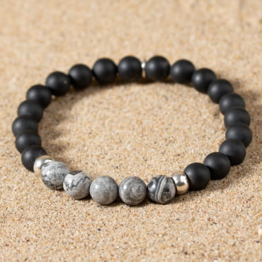 BRACELET HOMME PERLE VESUVE