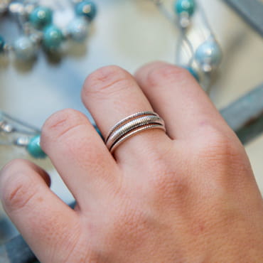 BAGUE RÉGLABLE FEMME DINER