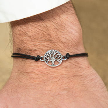 BRACELET HOMME CORDON VIE