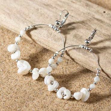 BOUCLES D'OREILLES créoles ARMANCE