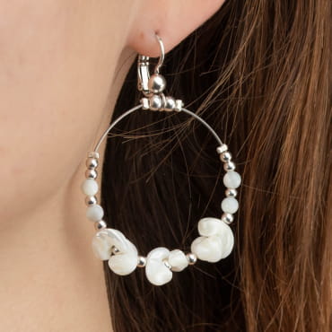 BOUCLES D'OREILLES créoles ARMANCE