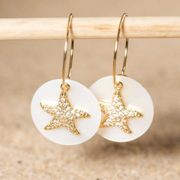 BOUCLES D'OREILLES  créoles  BATELIER