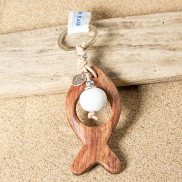 PORTE CLES BOIS EVIDE