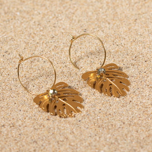 1 paire de boucles d'oreilles pendantes au style de sirène en acrylique