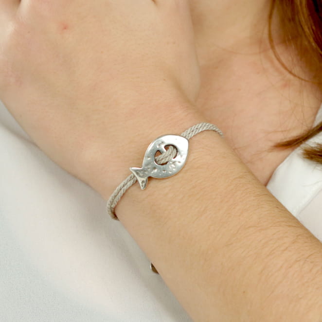 BRACELET Femme cordon  POISSON