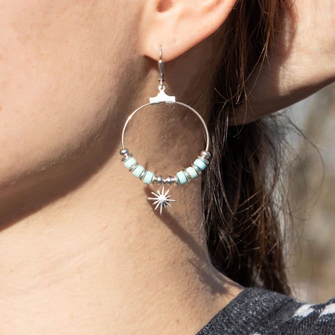 BOUCLES D'OREILLES femme HELIUM