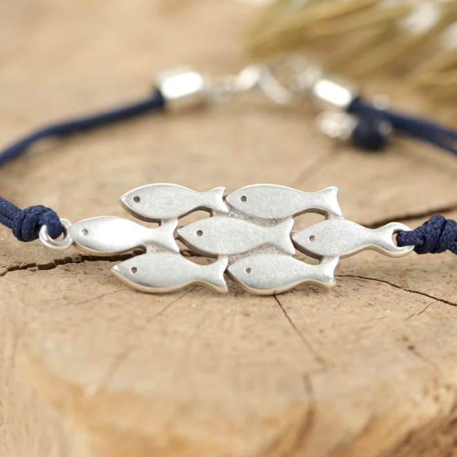 BRACELET femme cordon BANC