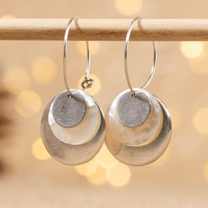 BOUCLES D'OREILLES  créoles CACHET