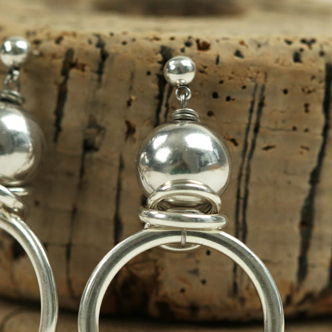 BOUCLES D'OREILLES  femmeBOWLING