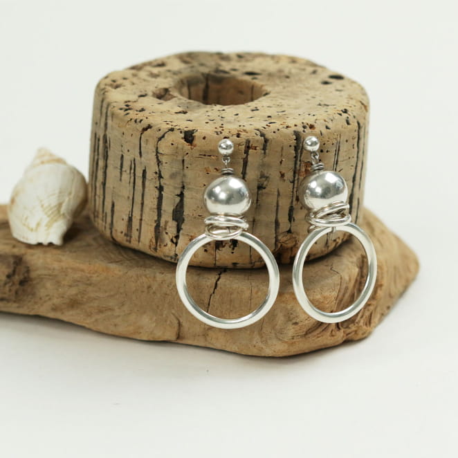 BOUCLES D'OREILLES  femmeBOWLING