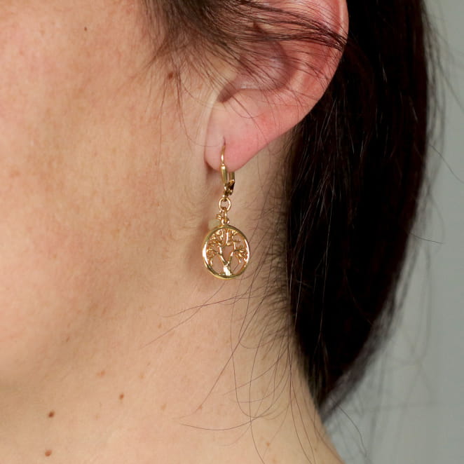 BOUCLES D'OREILLES créoles VIE