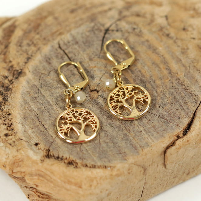 BOUCLES D'OREILLES créoles VIE