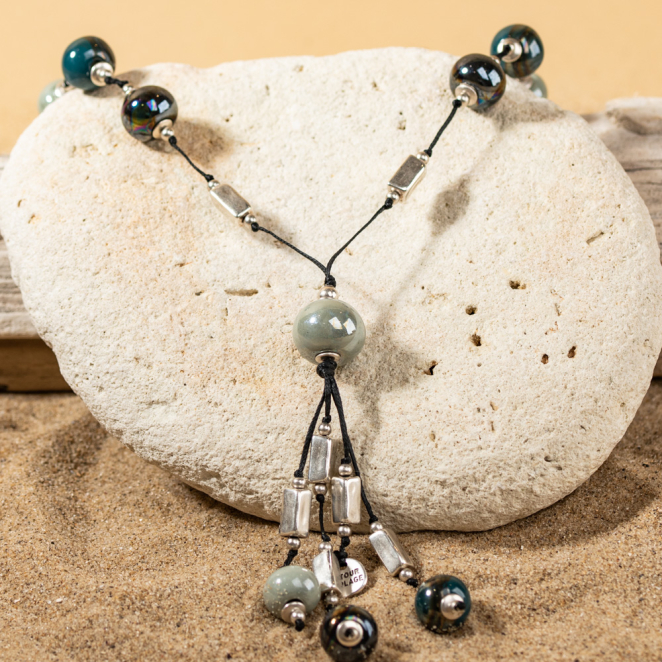 SAUTOIR FEMME PERLE SEICHE