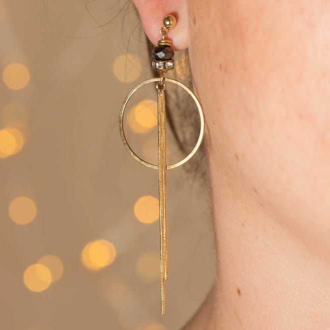 BOUCLES D'OREILLES PENDANTES ERIS