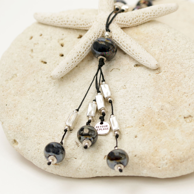 SAUTOIR FEMME PERLE SEICHE