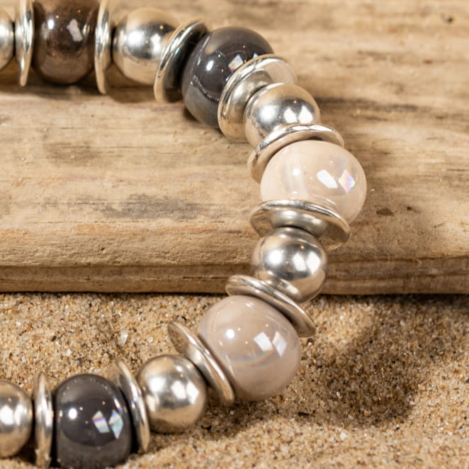 BRACELET perle femme INOX