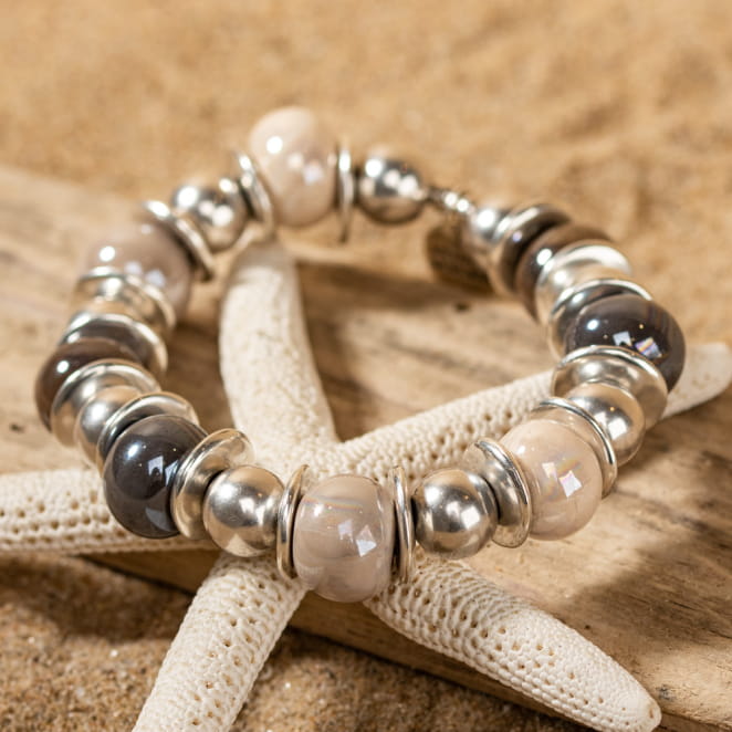 BRACELET perle femme INOX