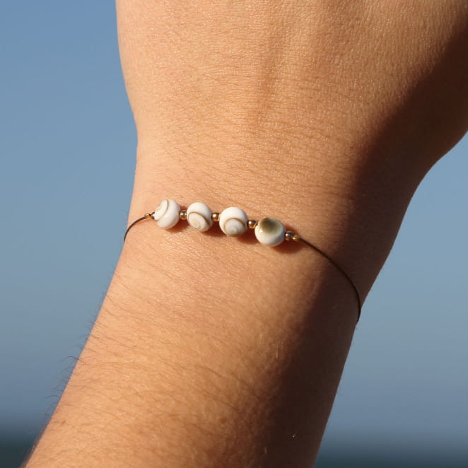 BRACELET FEMME COQUILLAGE AJACCIO