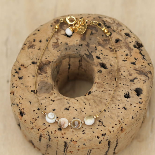 BRACELET FEMME COQUILLAGE AJACCIO