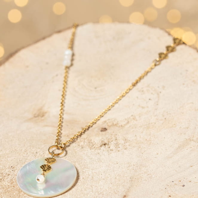 SAUTOIR FEMME CHAINEPETONCLE