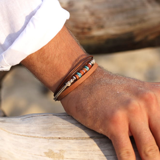 BRACELET HOMME CUIR LAGOS