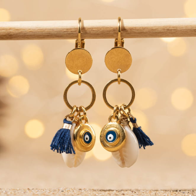 BOUCLES D'OREILLES FEMME GRECE