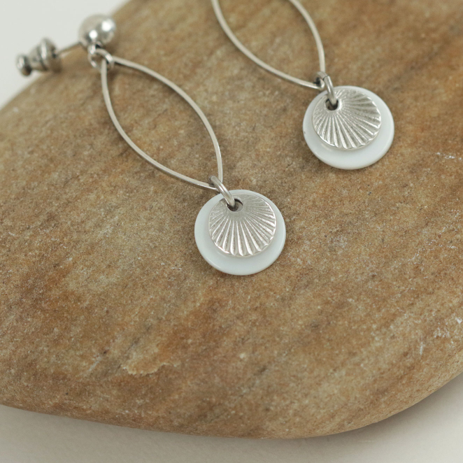 BOUCLES D'OREILLES FEMME  OSTREA