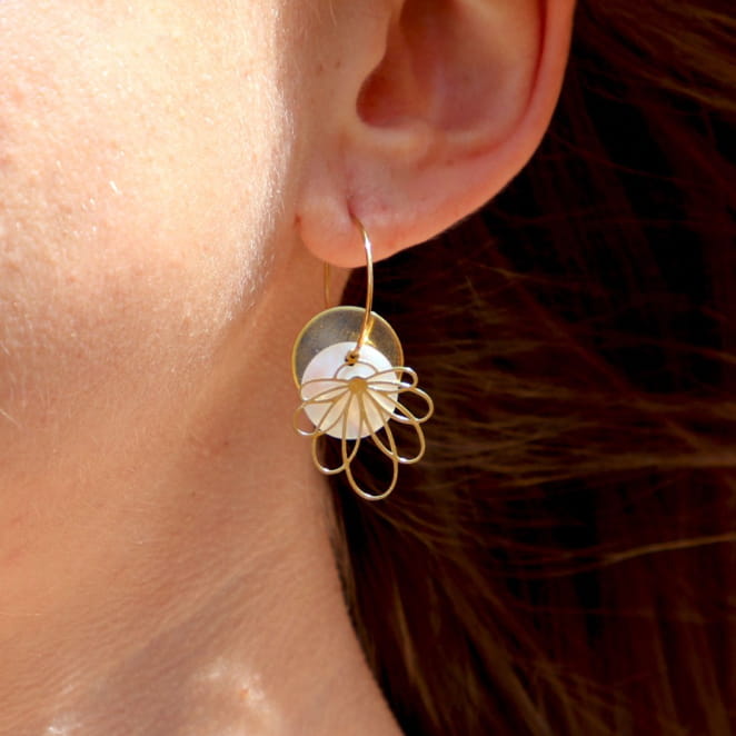 BOUCLES D'OREILLES créoles ELISE