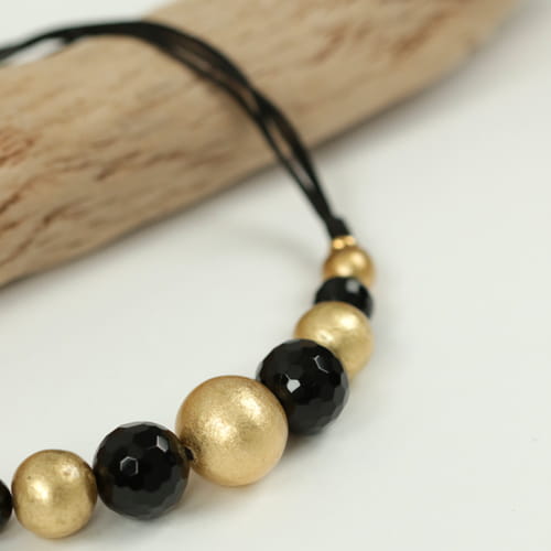 COLLIER FEMME MULTIRANG REGLISSE