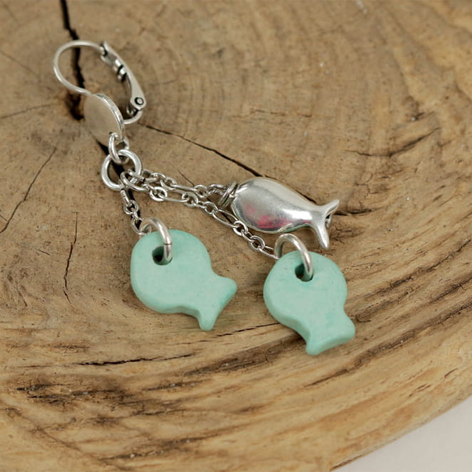 BOUCLES D'OREILLES FEMME SANDRE