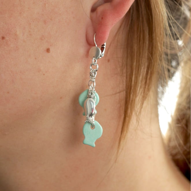 BOUCLES D'OREILLES FEMME SANDRE