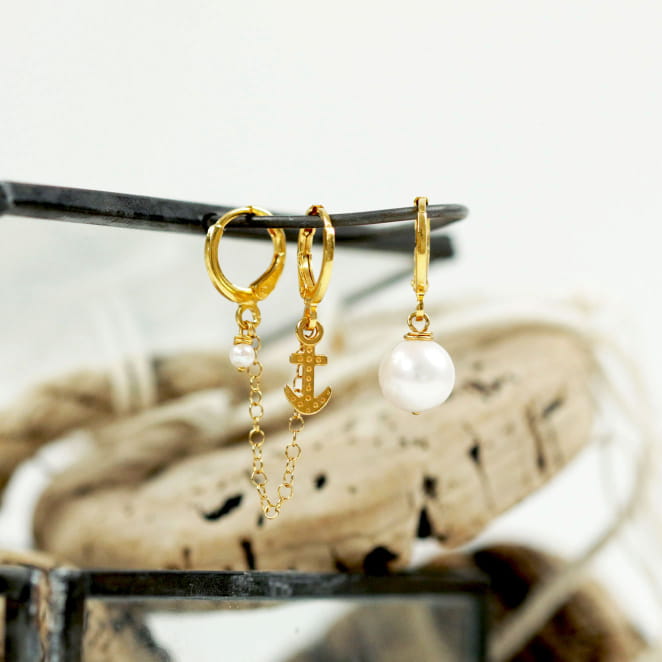 BOUCLES D'OREILLES créoles CORSAIRE