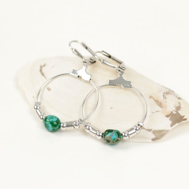 BOUCLES D'OREILLES femme CUBA