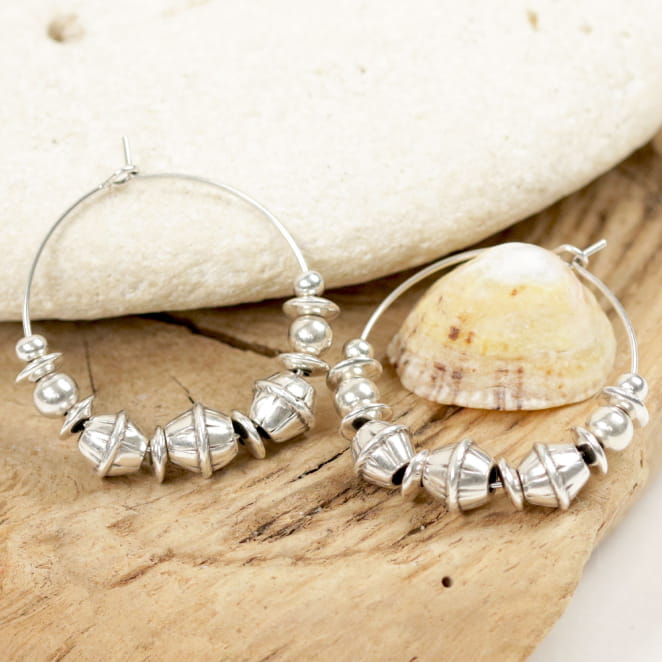 BOUCLES D'OREILLES  créoles TELMA