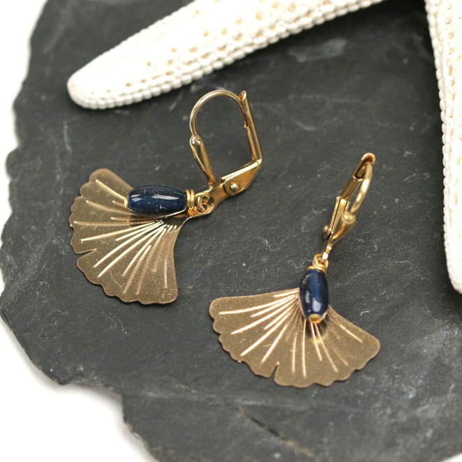 BOUCLES D'OREILLES FEMME PLANTE