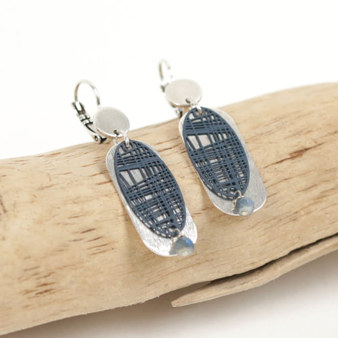 BOUCLES D'OREILLES FEMME FILET