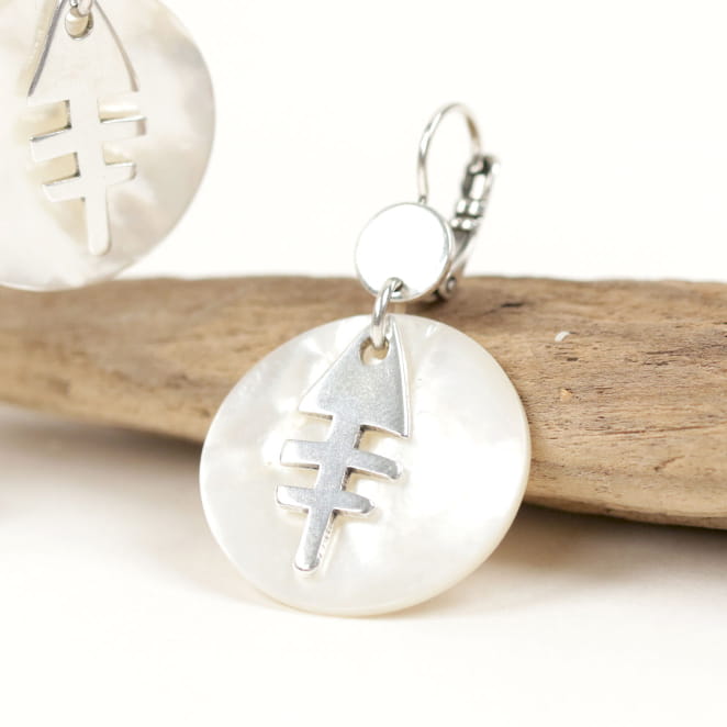 BOUCLES D'OREILLES FEMMEMERLU