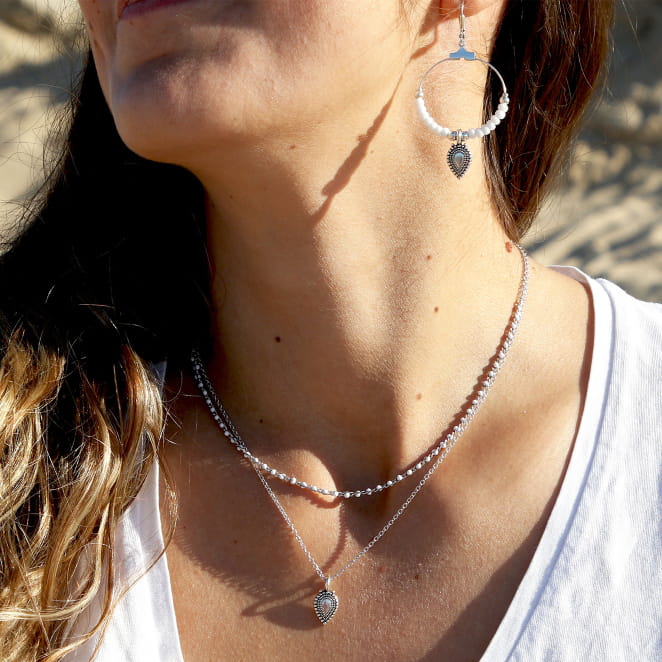 BOUCLES D'OREILLES femme LAURA