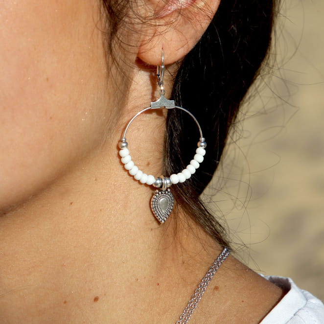 BOUCLES D'OREILLES femme LAURA