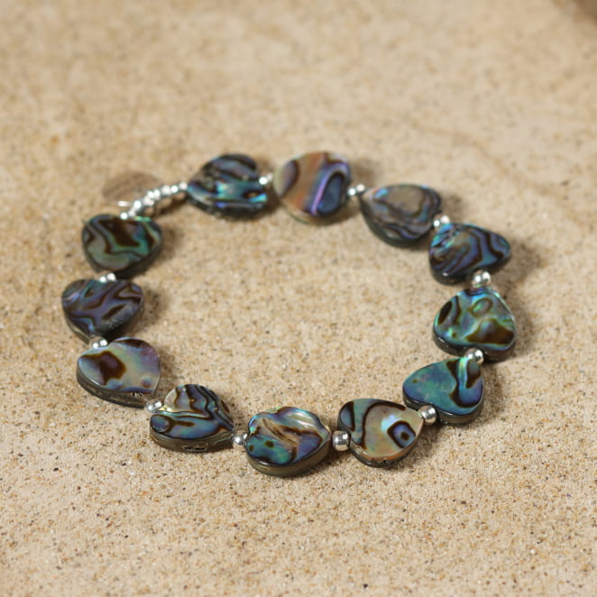 Bracelet Love gris anthracite et argent, bijou unisexe fait en France