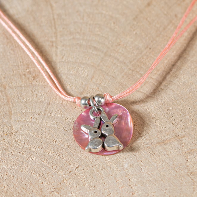 COLLIER ENFANT CORDON FLUFFY